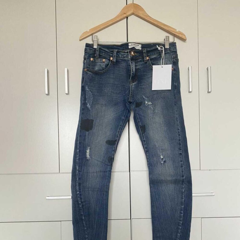 ONE X ONETEASPOON JEANS SIZE 28 (6) ‘HOODLUMS’ $80 - Picture 1 of 6